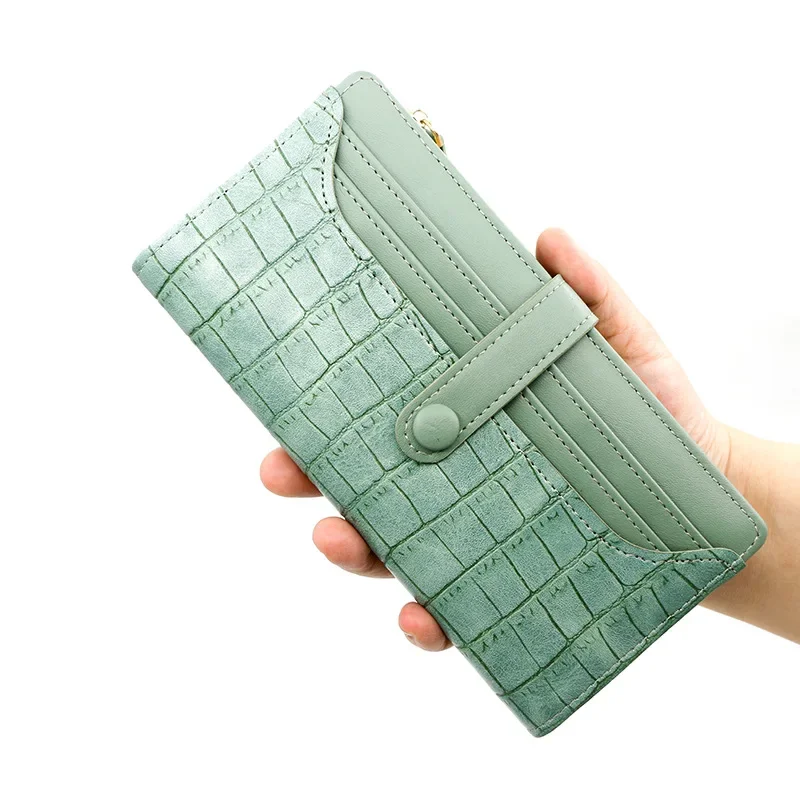 New Fashion Joker Retro Ladies Long Stitching Stone Wallet with Large Capacity and Multi-card, Two-fold Clutch Wallet.
New Fashion Joker Retro Ladies Long Stitching Stone Wallet with Large Capacity and Multi-card, Two-fold Clutch Wallet.