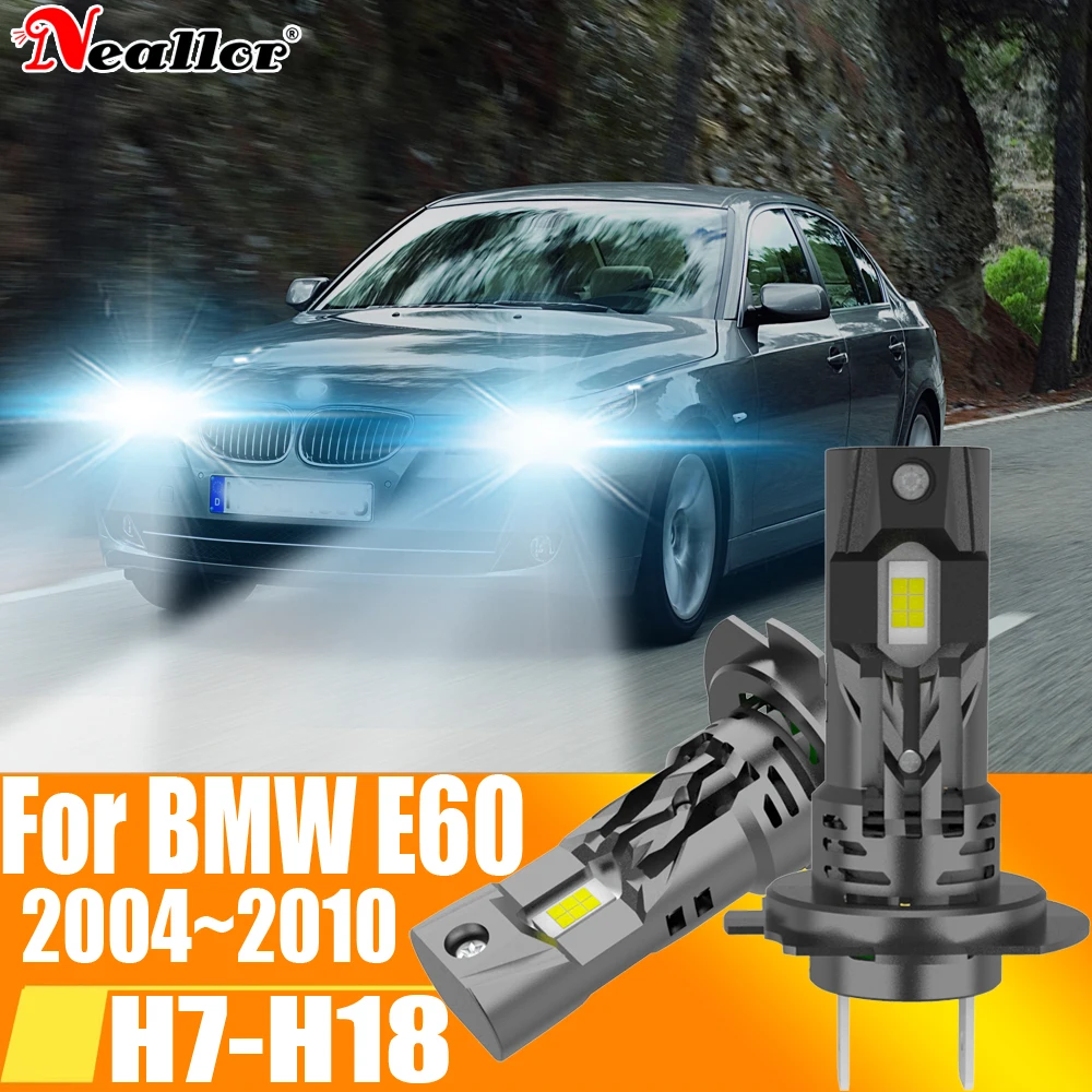 2 шт., Автомобильные светодиодные лампы H7 Canbus H18 6000K 12 В 55 Вт для BMW E60 5 2004 ~ 2010
2 шт., Автомобильные светодиодные лампы H7 Canbus H18 6000K 12 В 55 Вт для BMW E60 5 2004 ~ 2010