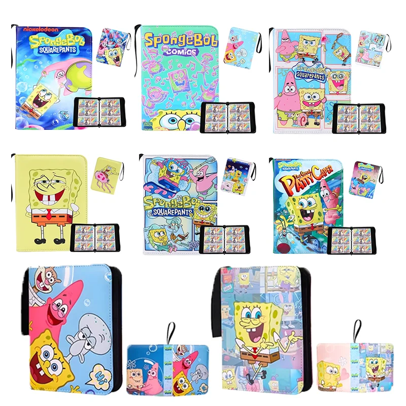 PongeBob SquarePants Card Book Patrick Star4-grid 9-grid Card Storage Book Large Capacity Leather Collection Book Card Holder
PongeBob SquarePants Card Book Patrick Star4-grid 9-grid Card Storage Book Large Capacity Leather Collection Book Card Holder