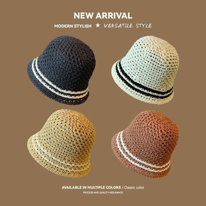 Korean Hollow Woven Bucket Hat Women Spring and Summer Japanese Versatile Color Matching Fisherman Hats Outdoor Leisure Sun Cap
Korean Hollow Woven Bucket Hat Women Spring and Summer Japanese Versatile Color Matching Fisherman Hats Outdoor Leisure Sun Cap