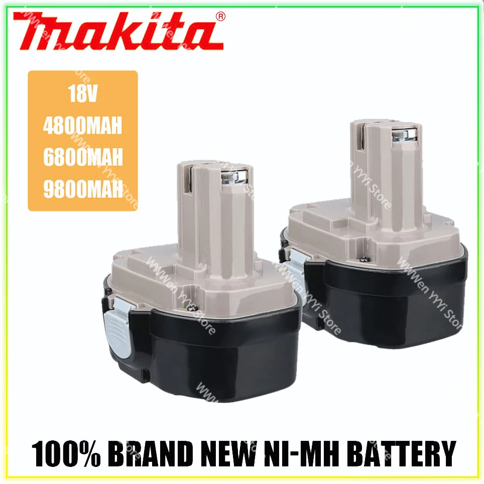 Аккумулятор Makita 18 в 9800 Ач 4800 мАч 1822 мАч Ni-MH, замена Makita 18 в, аккумулятор PA18 1823 1833 1834 1835 1835F 192828-1 192829-9
Аккумулятор Makita 18 в 9800 Ач 4800 мАч 1822 мАч Ni-MH, замена Makita 18 в, аккумулятор PA18 1823 1833 1834 1835 1835F 192828-1 192829-9