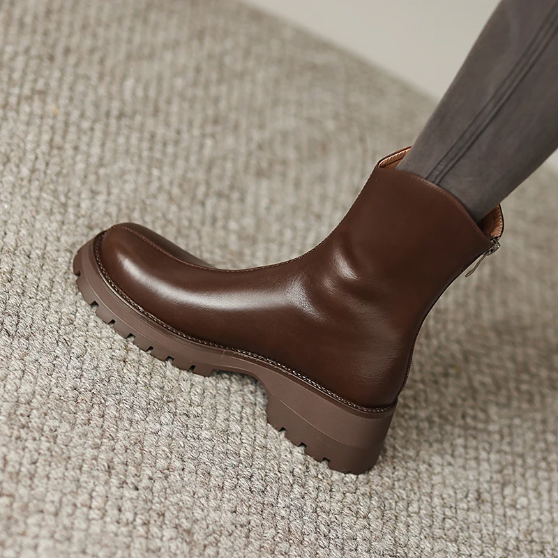 2022 Fall Shoes Women Boots Round Toe Chunky Heel Women Shoes Winter Zipper Modern Boots Women Solid Platform Heel Boots
2022 Fall Shoes Women Boots Round Toe Chunky Heel Women Shoes Winter Zipper Modern Boots Women Solid Platform Heel Boots