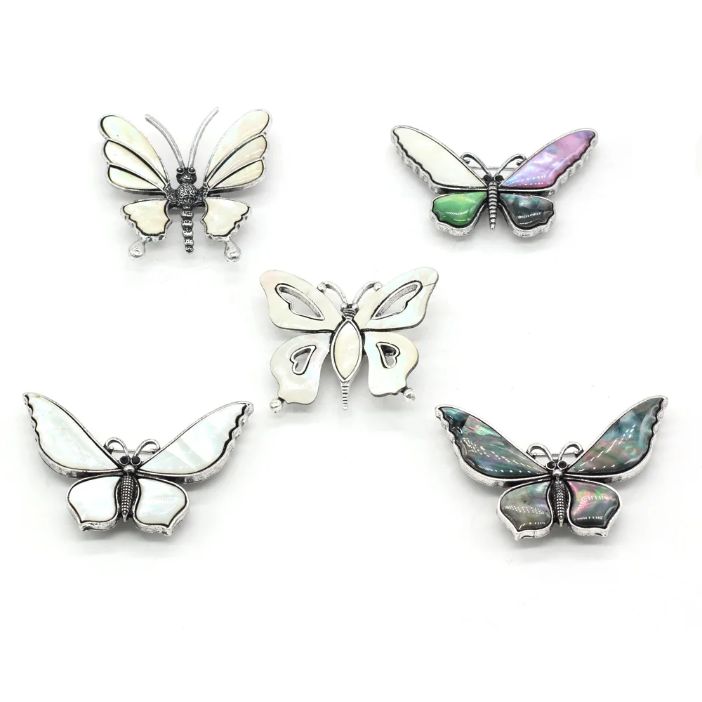 Natural Shell Brooch Pendant Butterfly Cartoon Animal Shape White White Shell for Making DIY Necklace Jewelry Accessories Gift
Natural Shell Brooch Pendant Butterfly Cartoon Animal Shape White White Shell for Making DIY Necklace Jewelry Accessories Gift