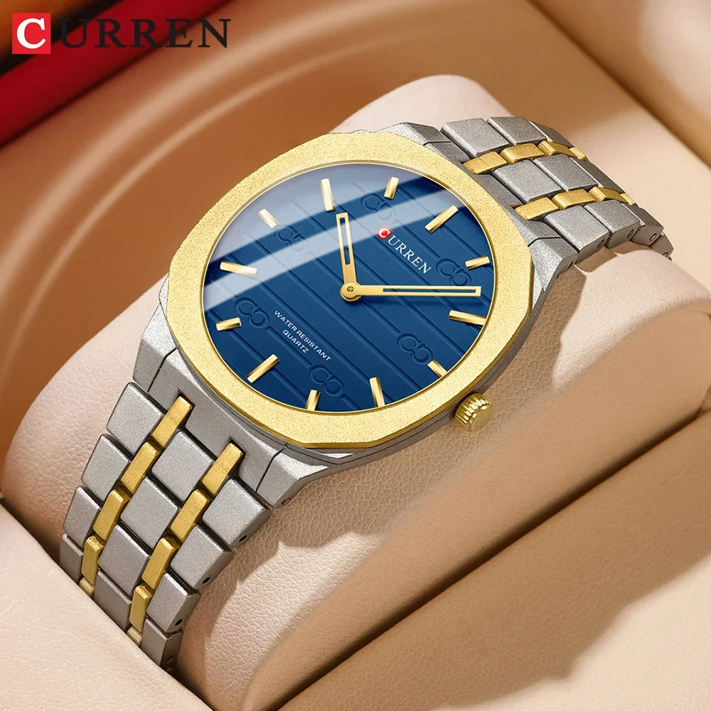 

CURREN Watch For Men Fashion Brand Thin Quartz Watch Simple Personalized Colors Wristwatches Waterproof 38 mm Dial Reloj Hombre