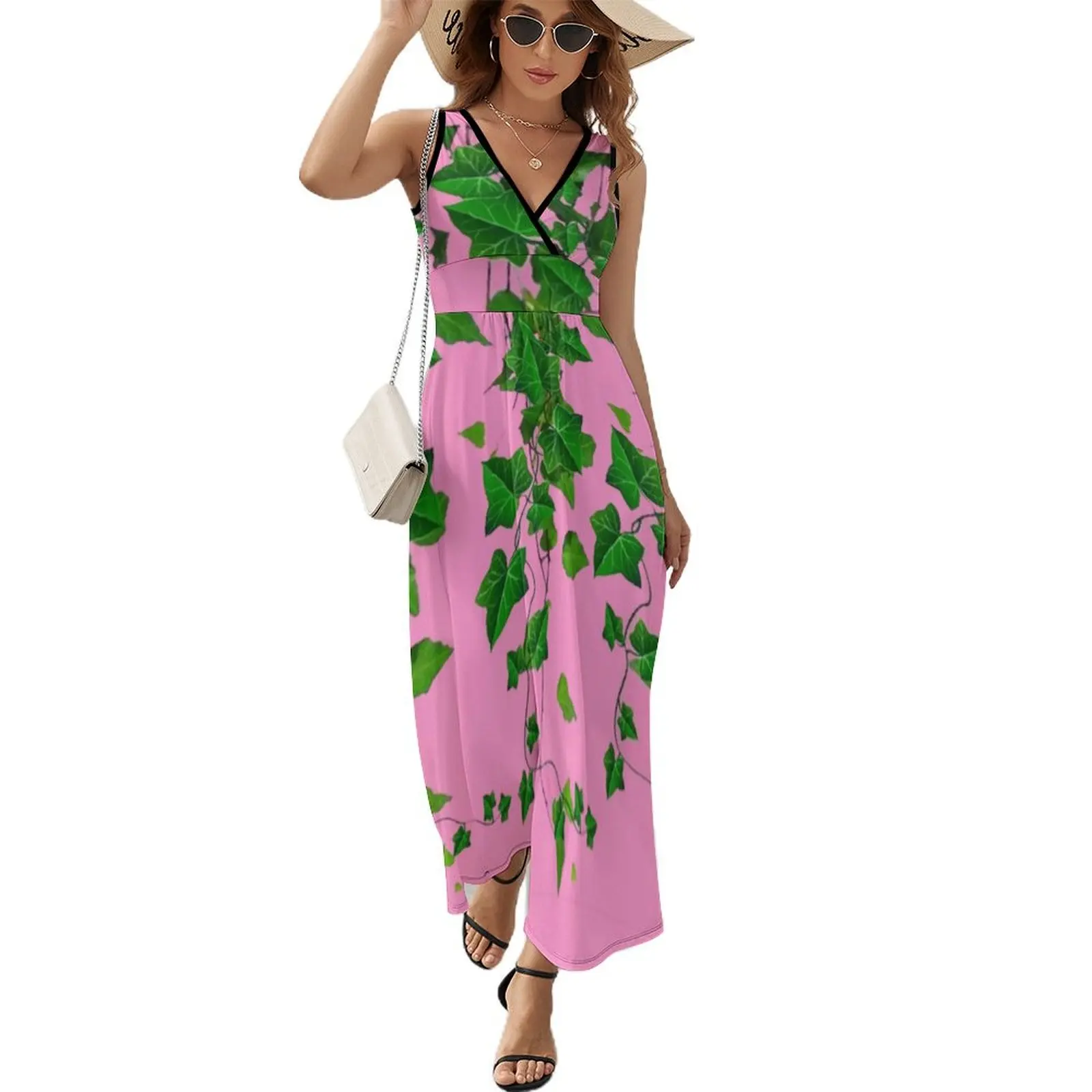 GREEN IVY HANGING LEAVES VINES PINK ART Sleeveless Dress dresses for woman 2024 women's evening dress 2024
GREEN IVY HANGING LEAVES VINES PINK ART Sleeveless Dress dresses for woman 2024 women's evening dress 2024