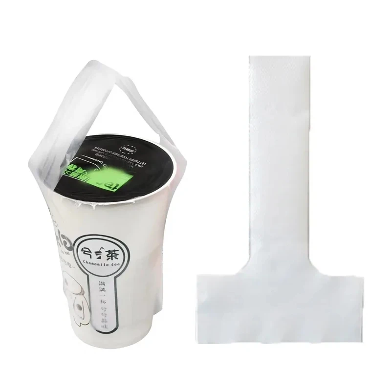 400pcs Disposable T-shaped Milk Tea Bags Portable Beverage Packaging Bags Coffee Cup Covers Transparent Single Cup Plastic Bags
400pcs Disposable T-shaped Milk Tea Bags Portable Beverage Packaging Bags Coffee Cup Covers Transparent Single Cup Plastic Bags