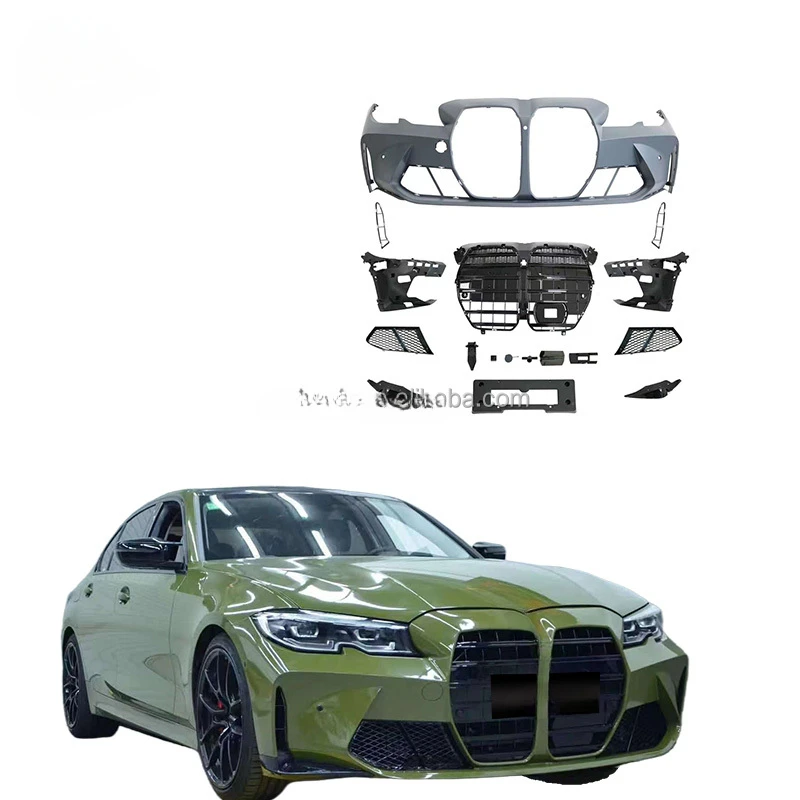 G20 Car bumper For 3 Series G20 G28 320i 350i 330i change to M3 bodykit Front Car Grille Front Bumper assembly
G20 Car bumper For 3 Series G20 G28 320i 350i 330i change to M3 bodykit Front Car Grille Front Bumper assembly