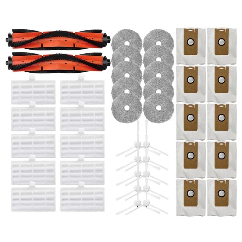For Xiaomi Lydsto W2 Spare Parts Main Side Brush Hepa Filers Mop Cloths Dust Bag Replacement Robot Vacuum Cleaner Accessories
For Xiaomi Lydsto W2 Spare Parts Main Side Brush Hepa Filers Mop Cloths Dust Bag Replacement Robot Vacuum Cleaner Accessories