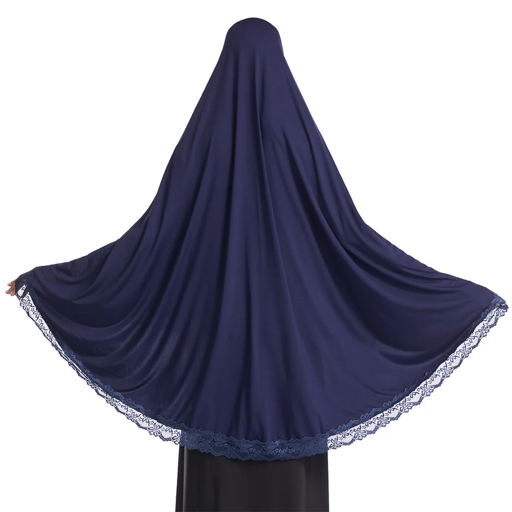 

ИД с капюшоном длинный химар для женщин мусульманская Абая хиджабы Паранджа головной шарф Исламская молитвенная одежда Рамадан верхние Шали накидка головной платок