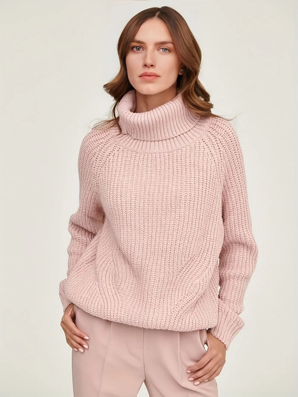 

Wixra Women Sweater Long Sleeve Autumn Winter Spring Basic Pullover Femme Solid Loose Jumper Knitting Clothes