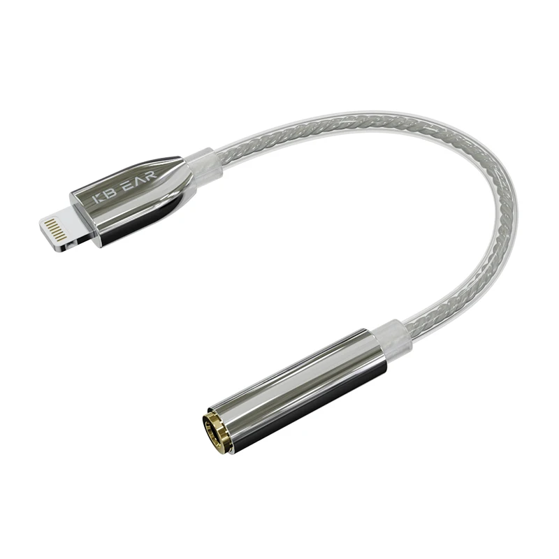 KBEAR T1 Decoding Cable Type-C 3.5mm Light-ning 3.5mm Headphone Audio Adapter In Ear Monitor Earphone DAC AMP For Android Apple
KBEAR T1 Decoding Cable Type-C 3.5mm Light-ning 3.5mm Headphone Audio Adapter In Ear Monitor Earphone DAC AMP For Android Apple