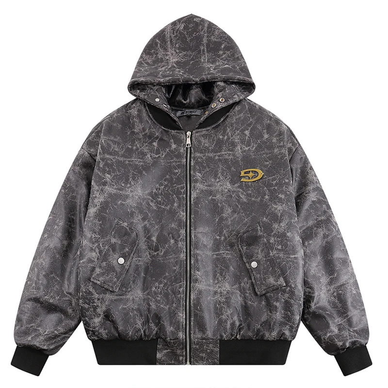 Vintage Padded Coat Jacket Men Streetwear 2024 Spring Parkas Outerwear Tie Dye Loose Jackets Hip Hop Men Retro Leather Hooded
Vintage Padded Coat Jacket Men Streetwear 2024 Spring Parkas Outerwear Tie Dye Loose Jackets Hip Hop Men Retro Leather Hooded