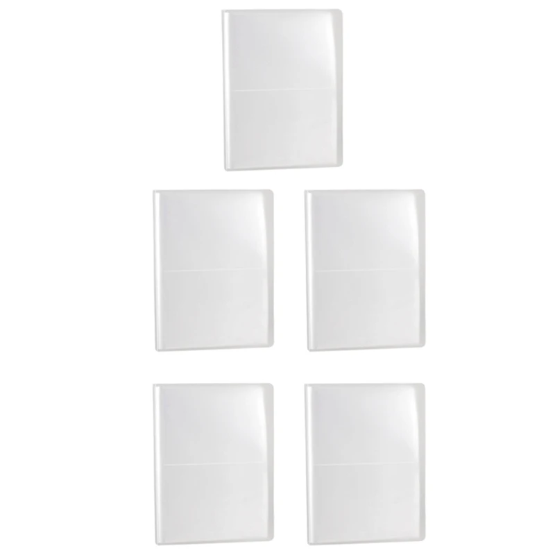 

Promotion! 5X PP Pure Frosted Simple Cover Transparent Insert Type 5R 7 Inch PP Photo Album Write Collection 80 Photos Kid Gifts
