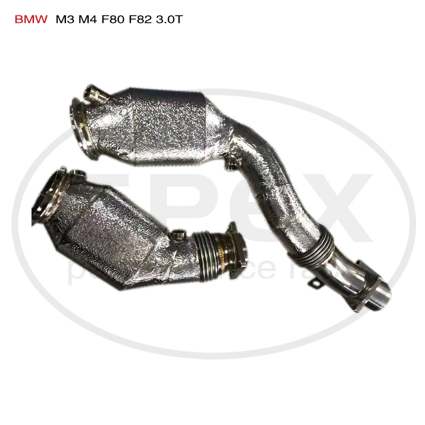 SPEX Stainless Steel Exhaust Perfroamnce Downpipe for BMW M3 M4 F80 F82 S55 V6 3.0T Auto Parts High Flow Car Accessories tools
SPEX Stainless Steel Exhaust Perfroamnce Downpipe for BMW M3 M4 F80 F82 S55 V6 3.0T Auto Parts High Flow Car Accessories tools