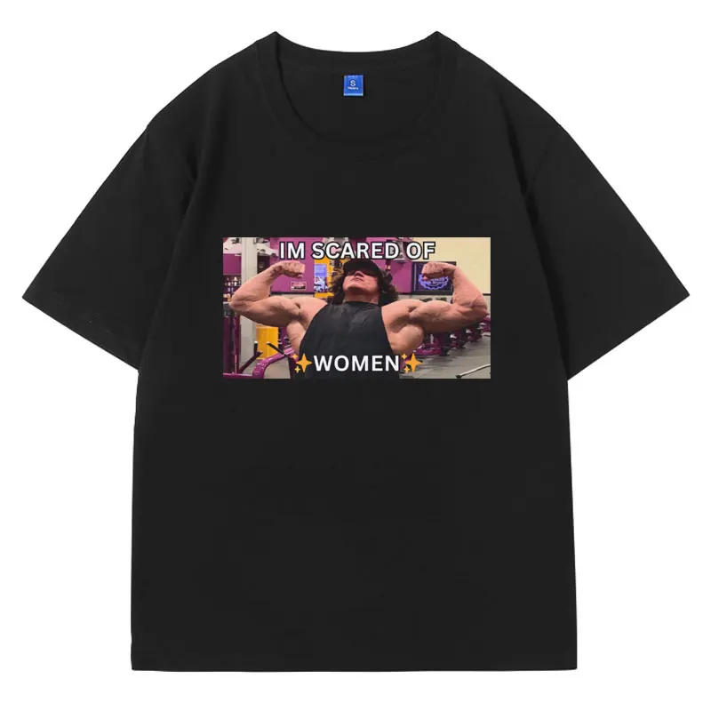 Funny Gym T Shirt Sam Sulek Lm Scared of Women for Bodybuilder Gift T-shirt Men's Women's Fashion Casual Oversized Short Sleeve
Funny Gym T Shirt Sam Sulek Lm Scared of Women for Bodybuilder Gift T-shirt Men's Women's Fashion Casual Oversized Short Sleeve