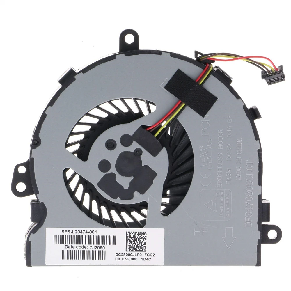 

CPU Cooling Fan For HP 15-DA 15-DB 15-DI 15-DR 15Q-DX 15T-DS 250 255 256 G7 Practical And Durable