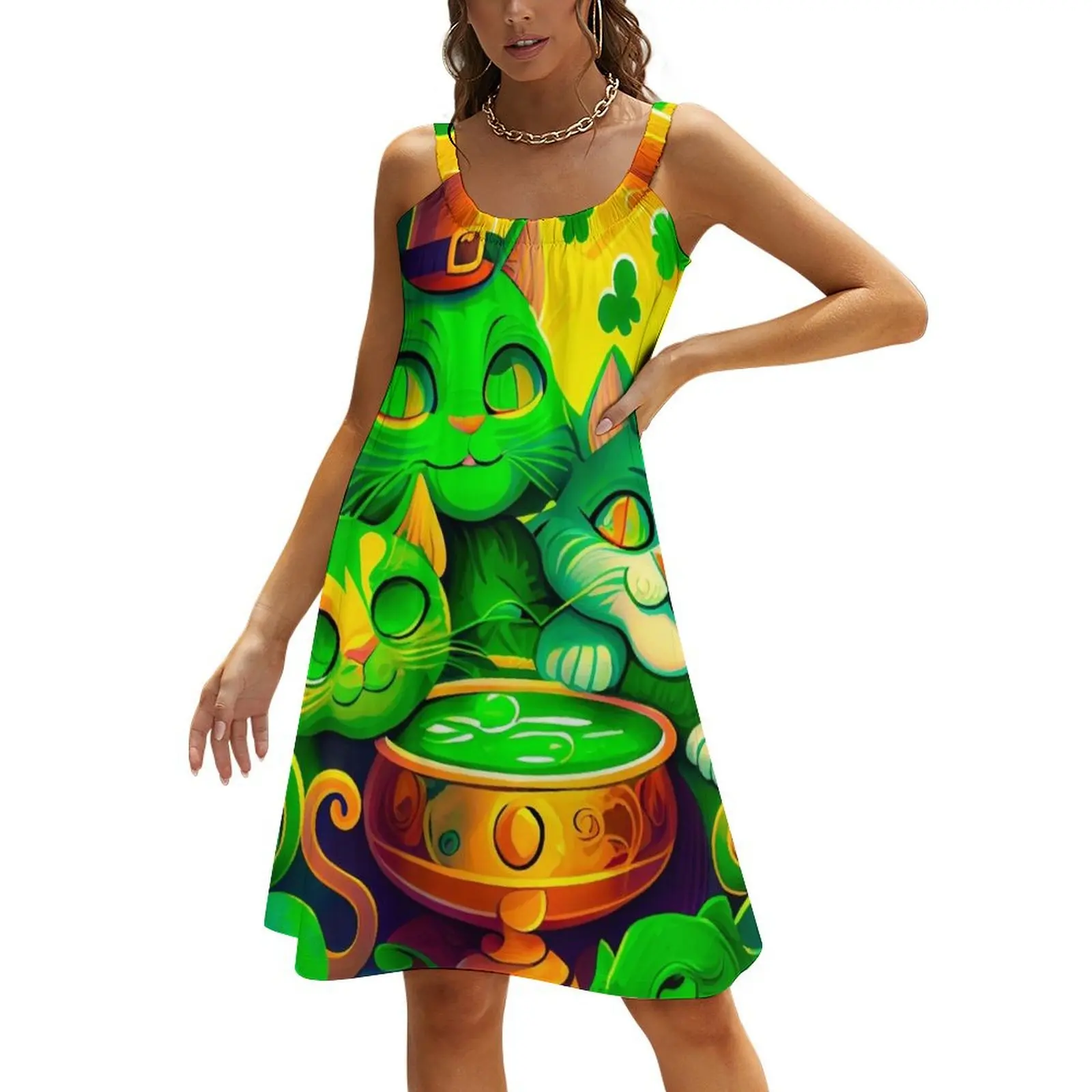 St. Patty’s Day Celebration Beach Sling Skirt women's summer dress 2024 Female dress
St. Patty’s Day Celebration Beach Sling Skirt women's summer dress 2024 Female dress