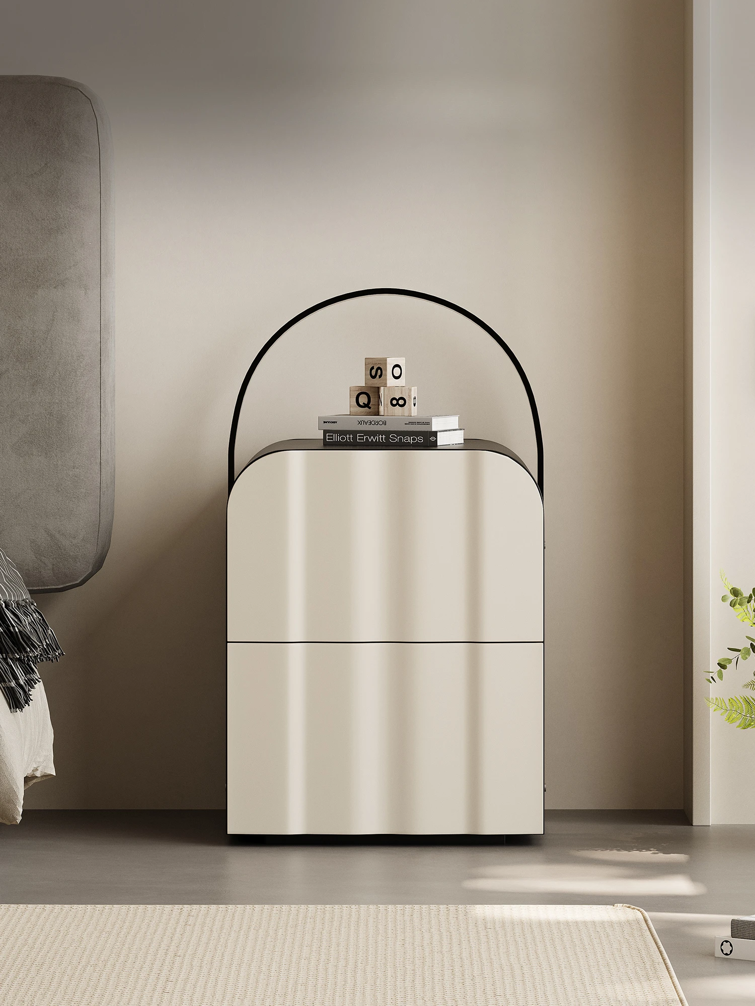 New Art Bedside Table French Cream Style Designer Model Italian Creative High Sense Storage
New Art Bedside Table French Cream Style Designer Model Italian Creative High Sense Storage