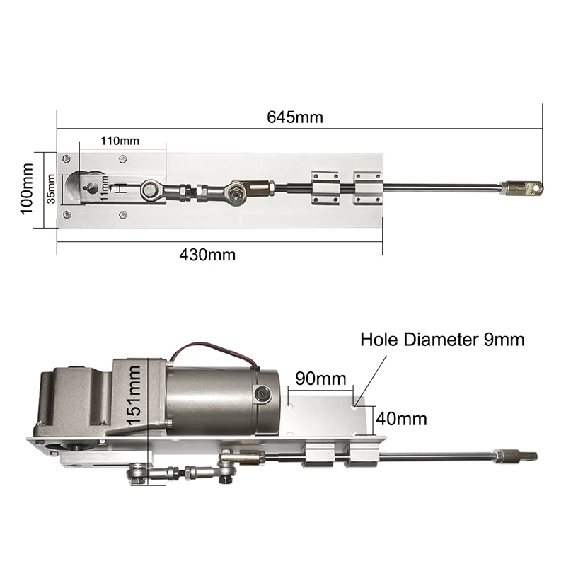 custom boutique reciprocating motor large stroke 16cm linear actuator motor DC 24V power 120 watts
custom boutique reciprocating motor large stroke 16cm linear actuator motor DC 24V power 120 watts