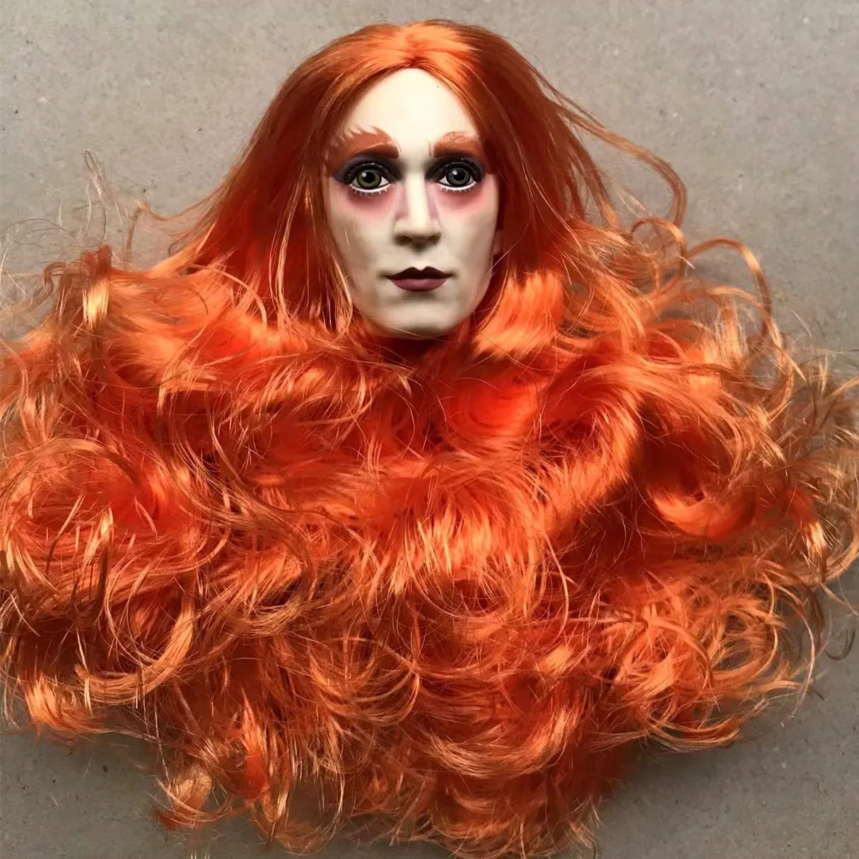 Generic New Rare Face Red Queen Doll Heads DIY Dressing Doll Heads