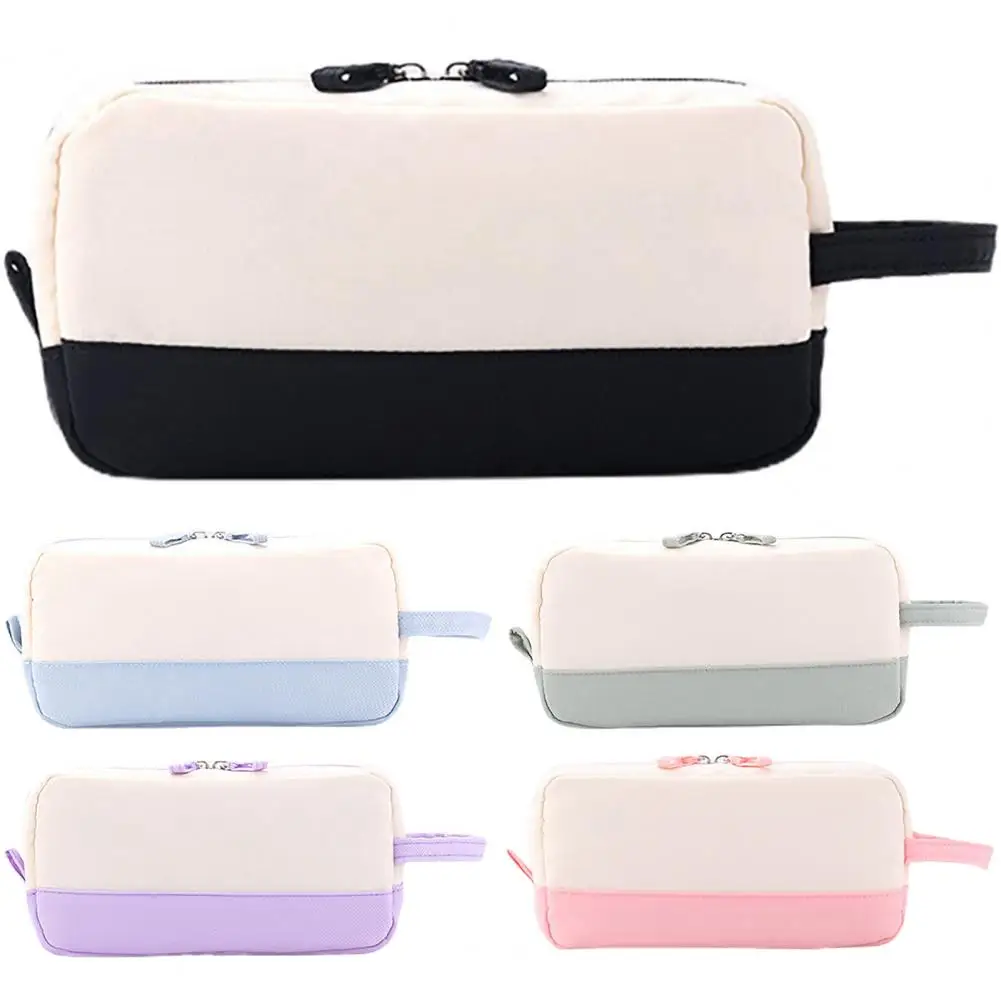 Double Layer Pencil Case Portable Pencil Bag Capacity Double Layer Pencil Bag Durable Makeup Brush Pen Pouch for Needs
Double Layer Pencil Case Portable Pencil Bag Capacity Double Layer Pencil Bag Durable Makeup Brush Pen Pouch for Needs
