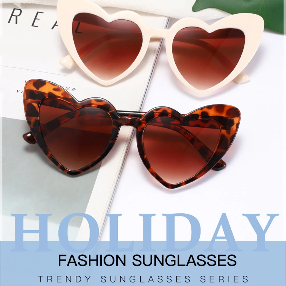 Love Heart Shaped Sunglasses Women Big Frame Fashion Cute Sexy Retro Cat Eye Vintage Sun Glasses UV400 Protection Unisex Eyewear
Love Heart Shaped Sunglasses Women Big Frame Fashion Cute Sexy Retro Cat Eye Vintage Sun Glasses UV400 Protection Unisex Eyewear