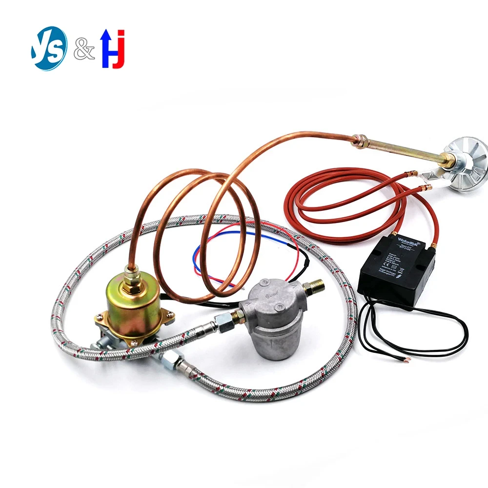 

60 Degree Solid Cone Oil Nozzle Burner System, High Voltage Pulse Packet, Electromagnetic Pump, Ceramic Ignition Needle