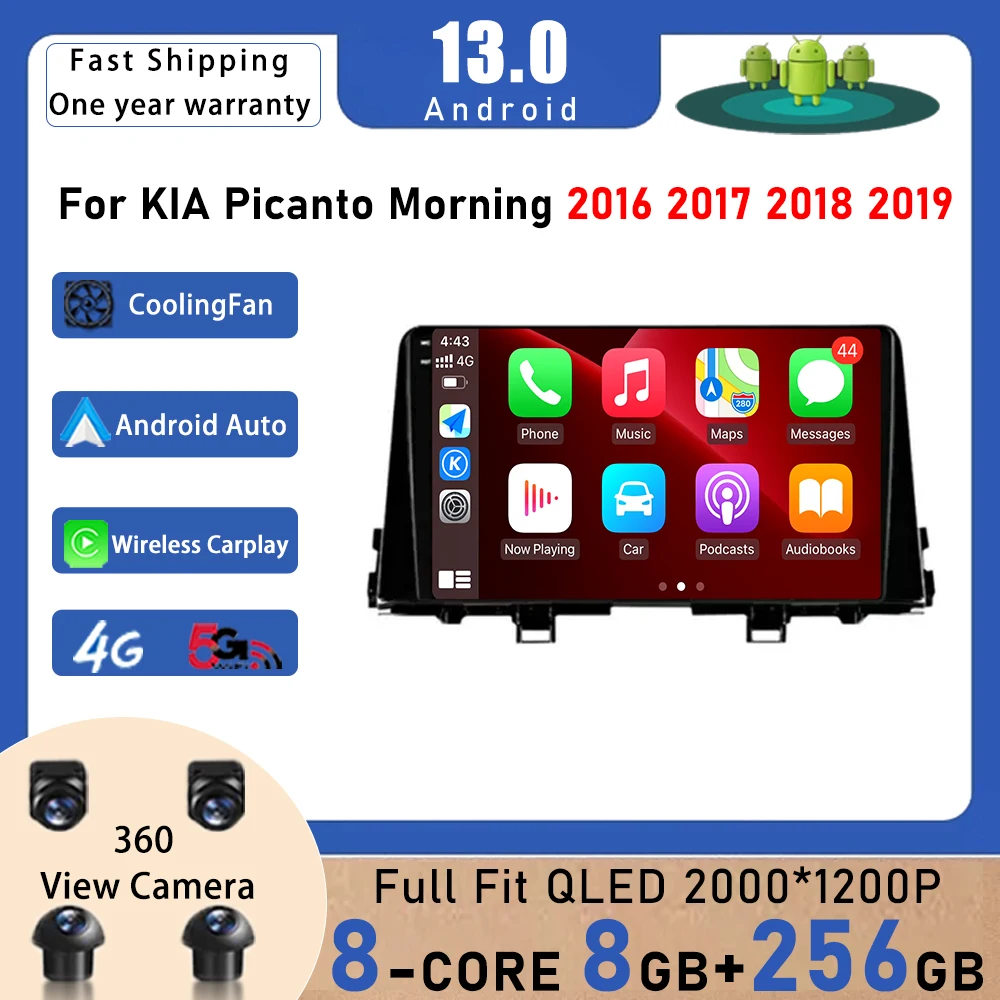 Android 13 for KIA Picanto Morning 2016 2017 2018 2019 Car Radio Multimedia Player GPS Navigation Audio DSP Stereo
Android 13 for KIA Picanto Morning 2016 2017 2018 2019 Car Radio Multimedia Player GPS Navigation Audio DSP Stereo
