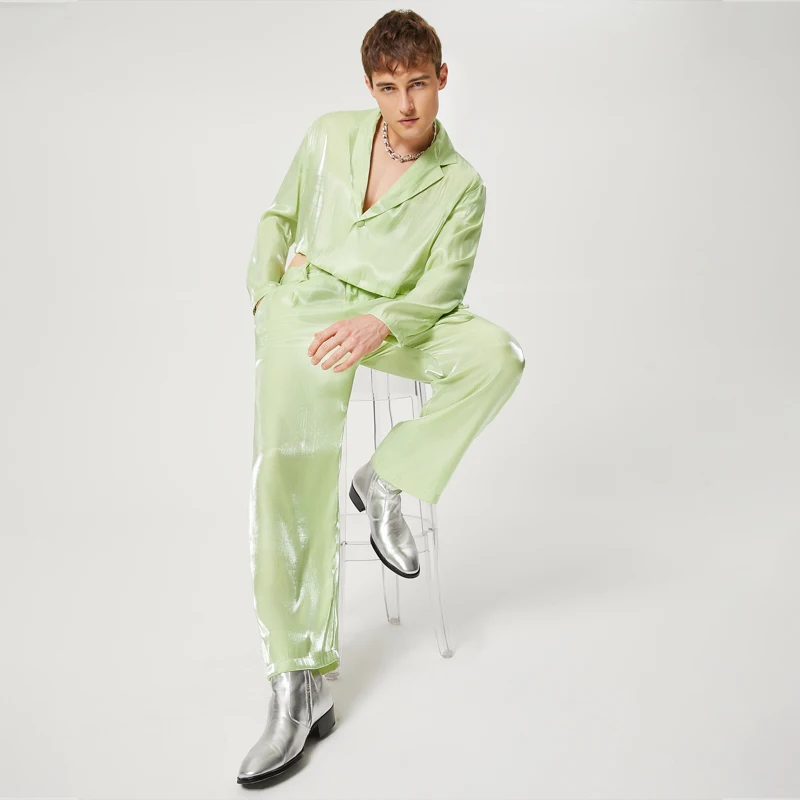 Men Sets Solid Shiny V Neck Long Sleeve Crop Shirt & Pants 2PCS Streetwear 2023 Fashion Party Men Casual Suits S-5XL INCERUN
Men Sets Solid Shiny V Neck Long Sleeve Crop Shirt & Pants 2PCS Streetwear 2023 Fashion Party Men Casual Suits S-5XL INCERUN