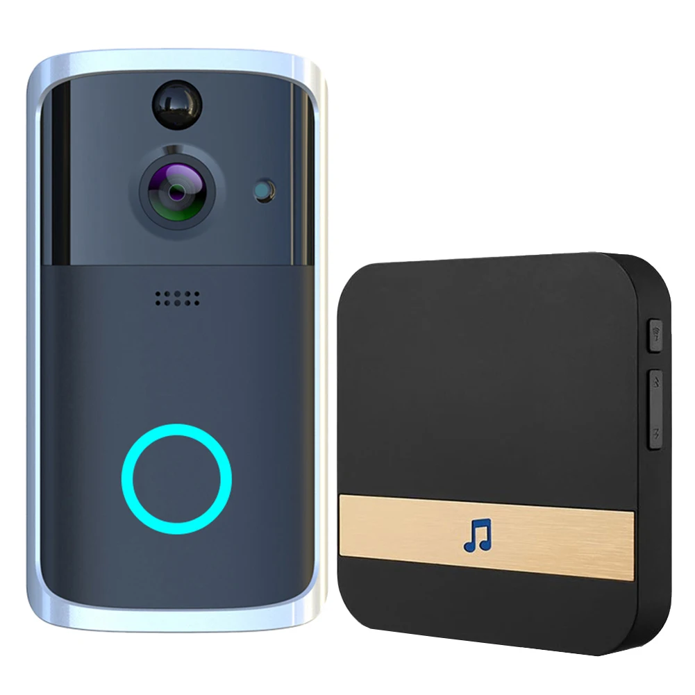 WiFi Video Doorbell 1080P*720P PIR Motion Detection Two Way Audio Communication Smartphone Control Easy Installation
WiFi Video Doorbell 1080P*720P PIR Motion Detection Two Way Audio Communication Smartphone Control Easy Installation