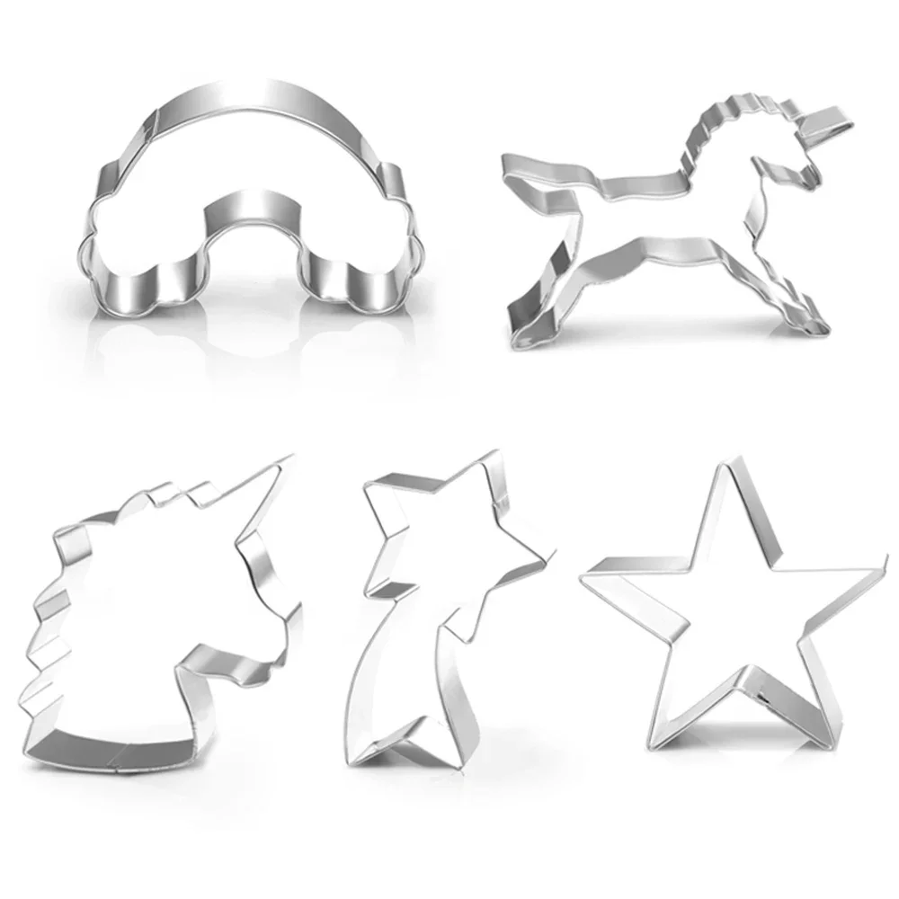 1Pcs Unicorn Head Cookie Cutter Stainless Steel Fondant Cutter Baking Cookie Mold Biscuit Mould
1Pcs Unicorn Head Cookie Cutter Stainless Steel Fondant Cutter Baking Cookie Mold Biscuit Mould