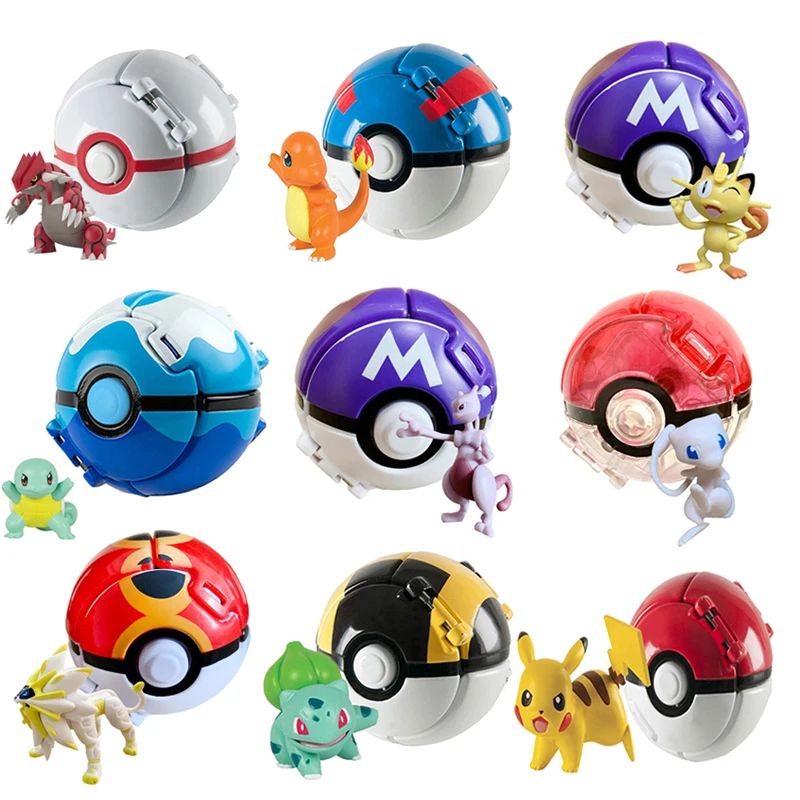 Pokemon Pokeball Pocket Monster Pikachu Anime Figure Game Poke Ball Model Charmander Model Figures Dolls Toy for Children Gift
Pokemon Pokeball Pocket Monster Pikachu Anime Figure Game Poke Ball Model Charmander Model Figures Dolls Toy for Children Gift