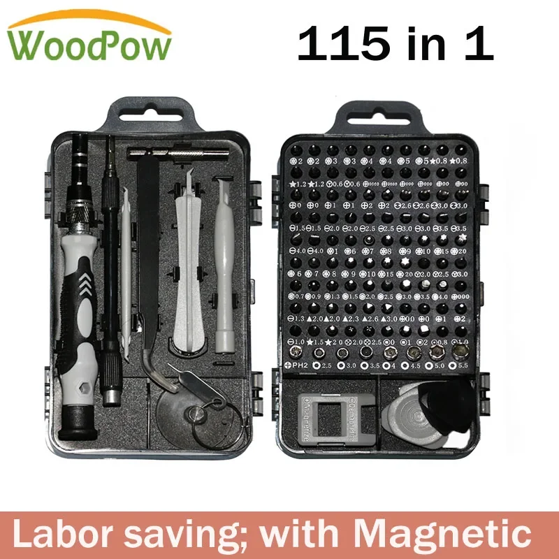 115 in 1Multifunctional Screwdriver Set Computer PC Mobile Phone Equipment Repair Screw Driver Insulation Manual Household Tools
115 in 1Multifunctional Screwdriver Set Computer PC Mobile Phone Equipment Repair Screw Driver Insulation Manual Household Tools