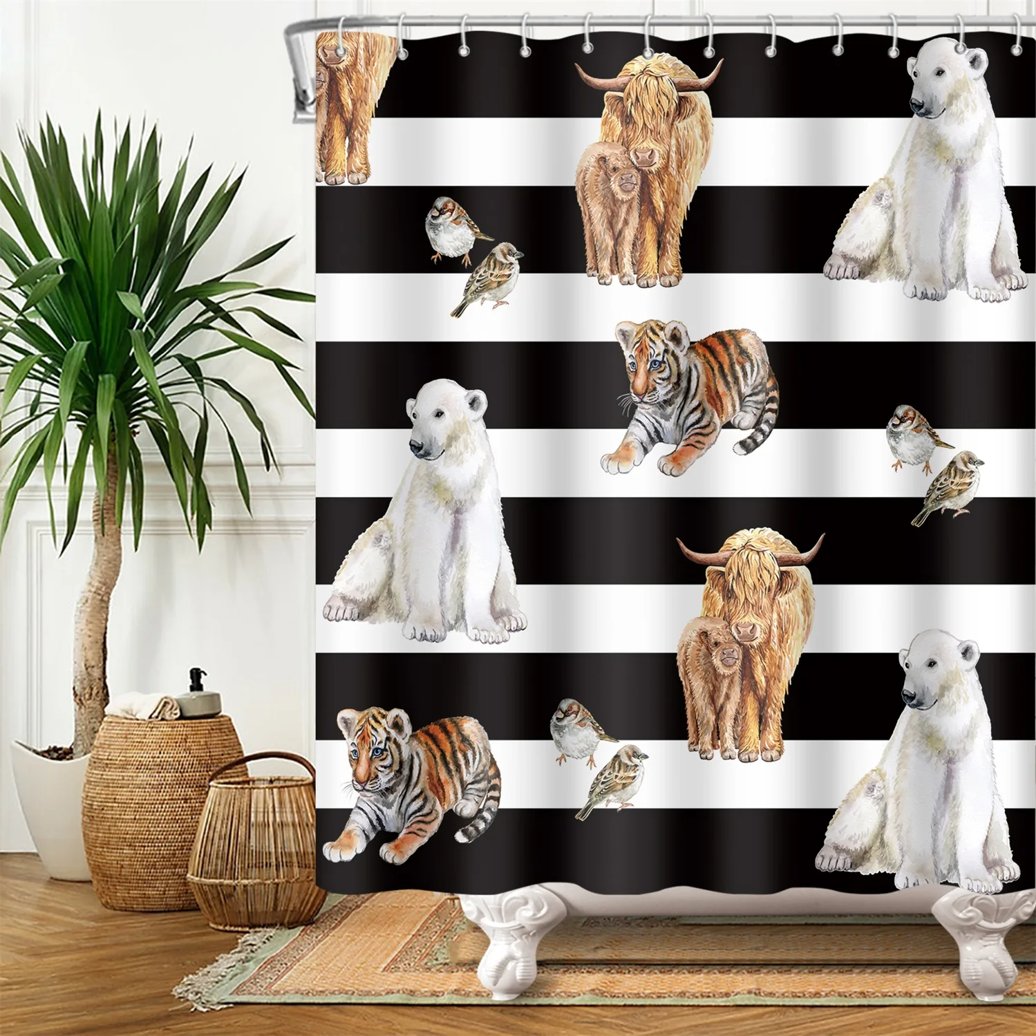 Занавеска для душа с животными, милый забавный слон, лебедь, медведь, занавеска для ванной комнаты, 3D водонепроницаемая ткань, детская ванна,...
Занавеска для душа с животными, милый забавный слон, лебедь, медведь, занавеска для ванной комнаты, 3D водонепроницаемая ткань, детская ванна,...