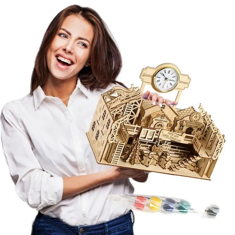 Puzzle Wooden Craft Kits For Adults Double-Decker Model Brain Teasers Puzzle Building Model Christmas Birthday Gifts For Adults
Puzzle Wooden Craft Kits For Adults Double-Decker Model Brain Teasers Puzzle Building Model Christmas Birthday Gifts For Adults