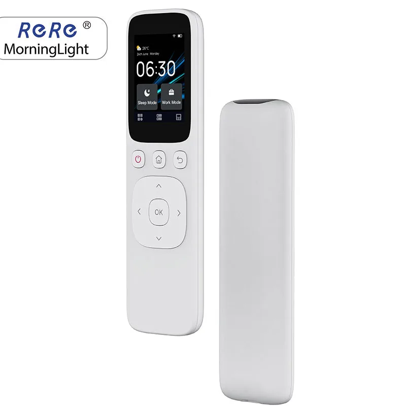 RERE WiFi Tuya Smart Central Control Panel Wireless Touch Screen Handheld IR Remote Controller For Home Appliance
RERE WiFi Tuya Smart Central Control Panel Wireless Touch Screen Handheld IR Remote Controller For Home Appliance