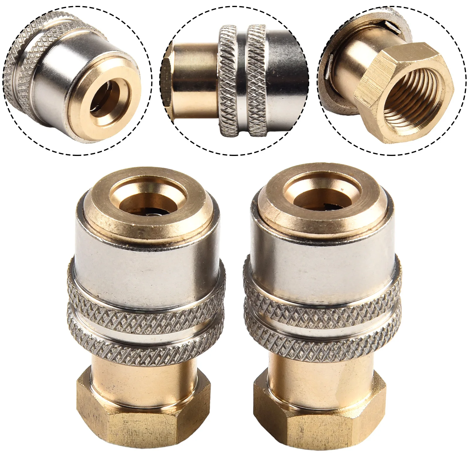 Car Truck Tire Tire Inflation Valve 1/2 Piece Locking Air Clamp 1/4NPT Closed Flow Brass Tire Pump Clamp Nozzle For Inflator
Car Truck Tire Tire Inflation Valve 1/2 Piece Locking Air Clamp 1/4NPT Closed Flow Brass Tire Pump Clamp Nozzle For Inflator