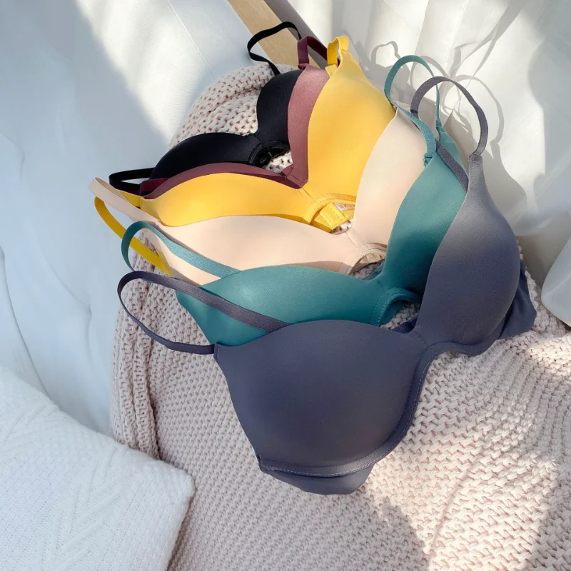 Underwear Women Girls Fashion Simple Solid Color Push Up Wireless Lower V Bra Comfort Women Seamless Bra Dropshipping
Underwear Women Girls Fashion Simple Solid Color Push Up Wireless Lower V Bra Comfort Women Seamless Bra Dropshipping
