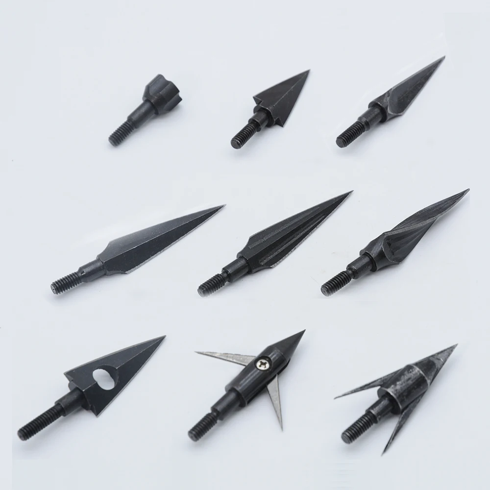 6pcs 100-150 Grain High Carbon Steel Arrow Broadheads for Archery Hunting Fishing Compound Bow Crossbows Recoil Arrow Heads
6pcs 100-150 Grain High Carbon Steel Arrow Broadheads for Archery Hunting Fishing Compound Bow Crossbows Recoil Arrow Heads
