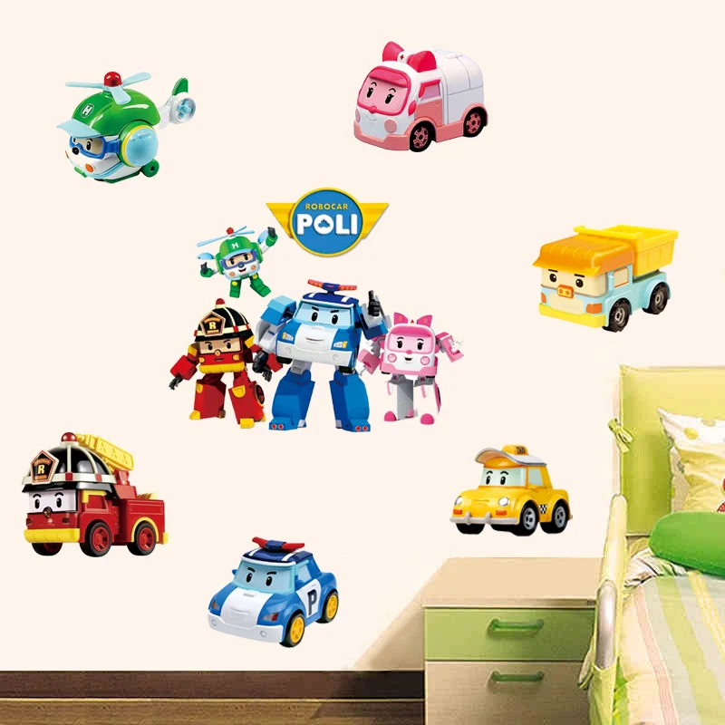 Cartoon Poli Car Wall Sticker Decals Decor Home Kids Room Xmas Gift 45cmx60cm 319 Removable 
Cartoon Poli Car Wall Sticker Decals Decor Home Kids Room Xmas Gift 45cmx60cm 319 Removable