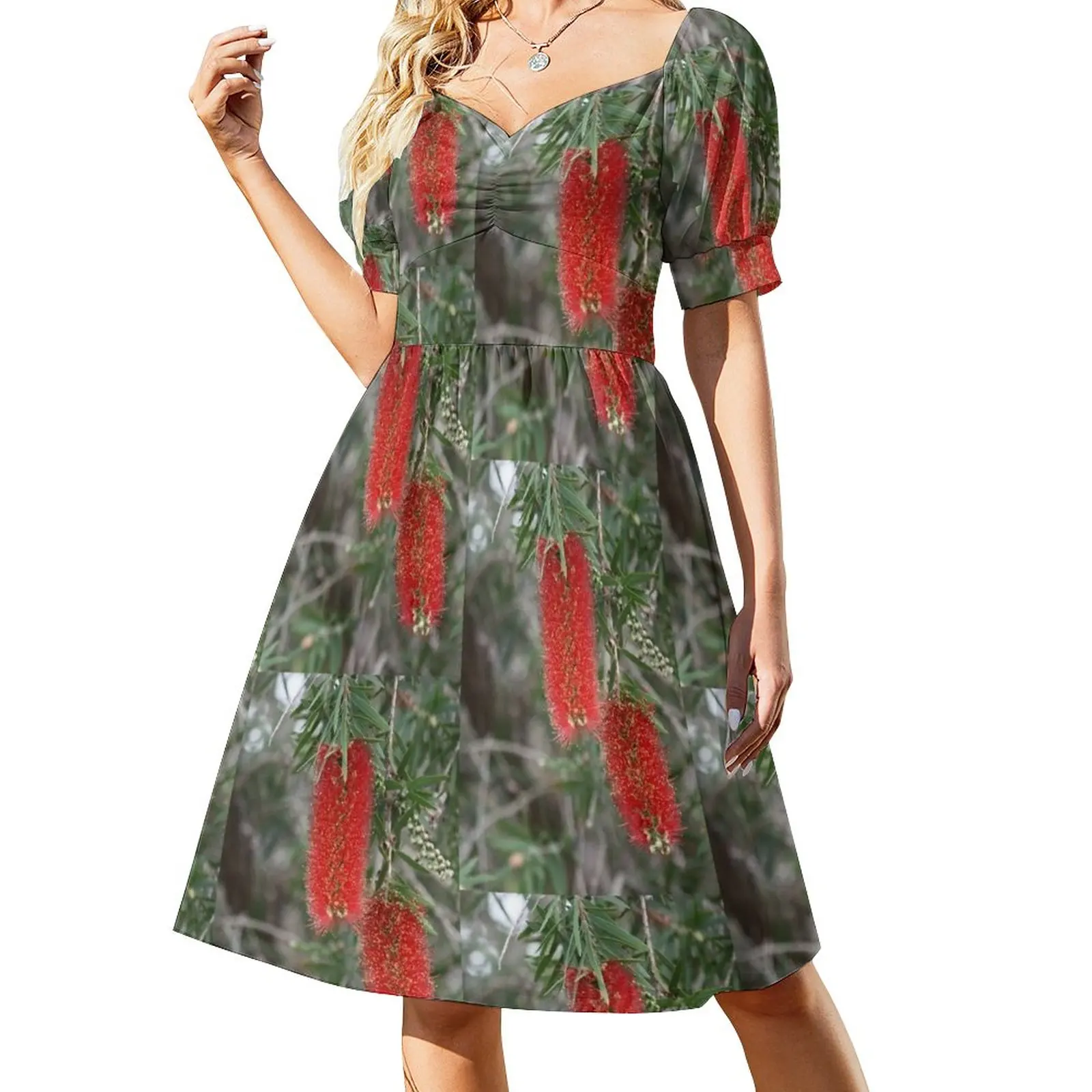 Christmas Bottle Brush flower Sleeveless Dress women evening dress wedding dresses for woman chic and elegant woman dress
Christmas Bottle Brush flower Sleeveless Dress women evening dress wedding dresses for woman chic and elegant woman dress