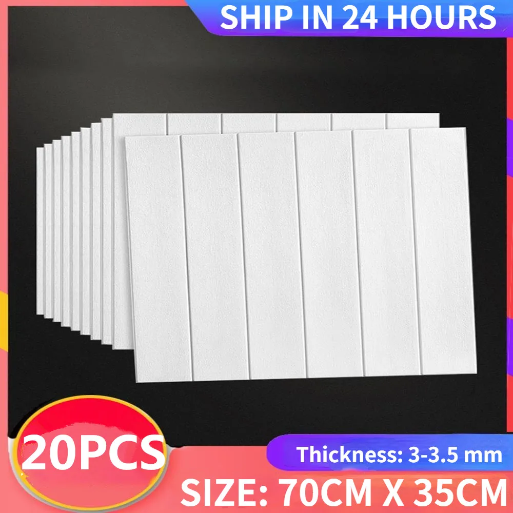 20pcs 70x35cm Self-adhesive Wood Grain Wall Stickers Living Room Ceiling Kitchen Foam Stickers Wall Protection Wallpaper Decor
20pcs 70x35cm Self-adhesive Wood Grain Wall Stickers Living Room Ceiling Kitchen Foam Stickers Wall Protection Wallpaper Decor