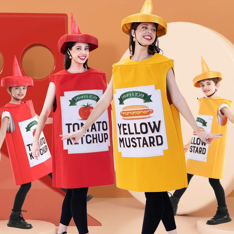 Halloween Parent-Child Creative Performance Clothing Food Fruit Cosplay Costumes Role-Playing Wear Carnival Party Dress DN15798
Halloween Parent-Child Creative Performance Clothing Food Fruit Cosplay Costumes Role-Playing Wear Carnival Party Dress DN15798