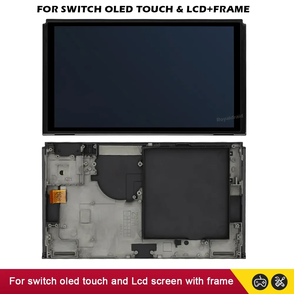 NEW for Nintend Switch OLED Console LCD Display Full Screen Assembly Digitizer + Middle frame Replacement for OLED Accessory
NEW for Nintend Switch OLED Console LCD Display Full Screen Assembly Digitizer + Middle frame Replacement for OLED Accessory