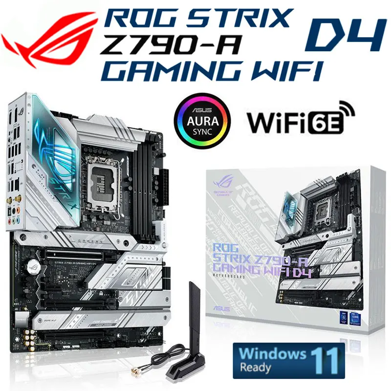 Asus Z790-A GAMING WIFI D4 Intel Z790 Mainboard White DDR4 128GB Support Intel 12th 13th Gen i3 i5 i7 i9 CPU LGA1700 Mainboard
Asus Z790-A GAMING WIFI D4 Intel Z790 Mainboard White DDR4 128GB Support Intel 12th 13th Gen i3 i5 i7 i9 CPU LGA1700 Mainboard