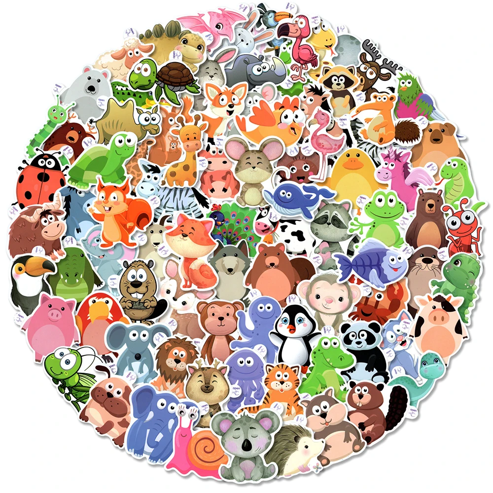 10/30/50/100PCS Funny Mix Animal Cartoon Stickers DIY Snowboard Laptop Luggage Guitar Cute Graffiti Sticker Decal for Kid Toy
10/30/50/100PCS Funny Mix Animal Cartoon Stickers DIY Snowboard Laptop Luggage Guitar Cute Graffiti Sticker Decal for Kid Toy