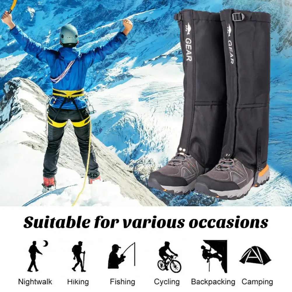 Waterproof Leg Gaiters Leg Gaiters Breathable Water-resistant Leg Gaiters Adjustable Snow Boot Guards for Camping Hiking Durable
Waterproof Leg Gaiters Leg Gaiters Breathable Water-resistant Leg Gaiters Adjustable Snow Boot Guards for Camping Hiking Durable