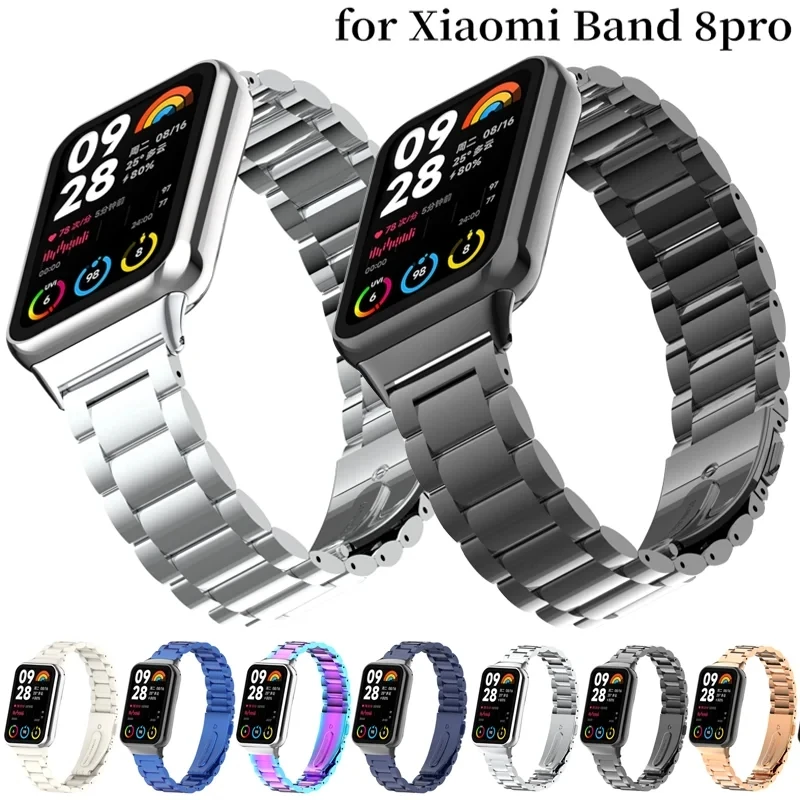 Milanese Strap For Xiaomi Mi Band 8 Pro Metal Stainless Steel Bracelet Correa For Mi Band 8 Pro SmartWatch Replacement Wristband
Milanese Strap For Xiaomi Mi Band 8 Pro Metal Stainless Steel Bracelet Correa For Mi Band 8 Pro SmartWatch Replacement Wristband