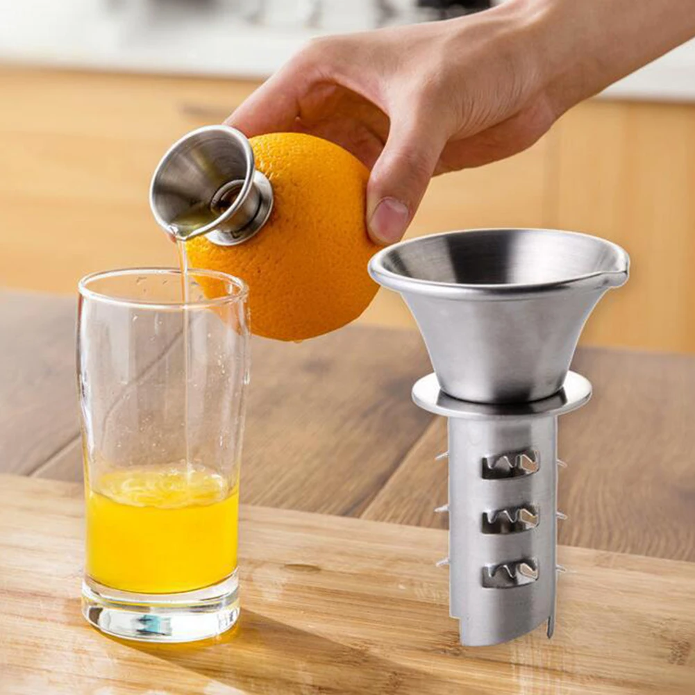 Stainless Steel Lemon Squeezer Pourer Screw Manual Orange Limes Citrus Juicer Portable For Orange Kitchen Home Slip Tool
Stainless Steel Lemon Squeezer Pourer Screw Manual Orange Limes Citrus Juicer Portable For Orange Kitchen Home Slip Tool