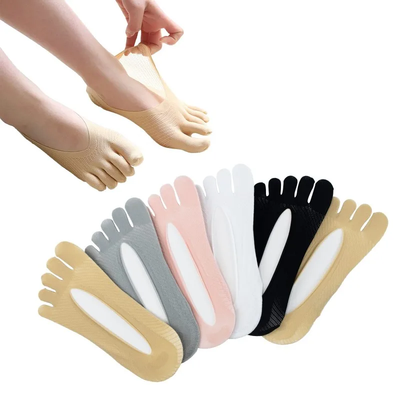 2 Pcs No Show Toe Socks, Health Sock, Invisible Non-slip Toe Socks for Women Five Finger Socks EU 35-39 US 5-7
2 Pcs No Show Toe Socks, Health Sock, Invisible Non-slip Toe Socks for Women Five Finger Socks EU 35-39 US 5-7